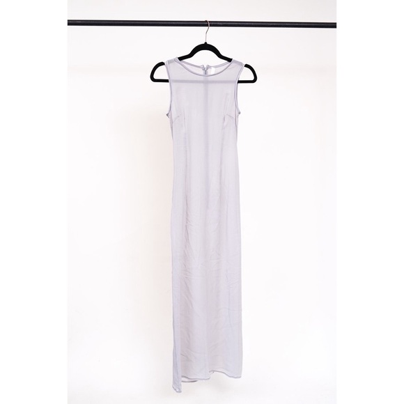 Dolce & Gabbana Gray Sheer Midi Dress - Picture 6 of 7